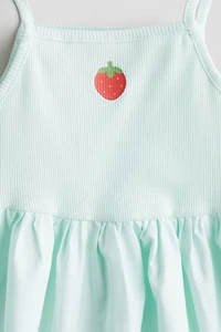 Printed-Detail Dress