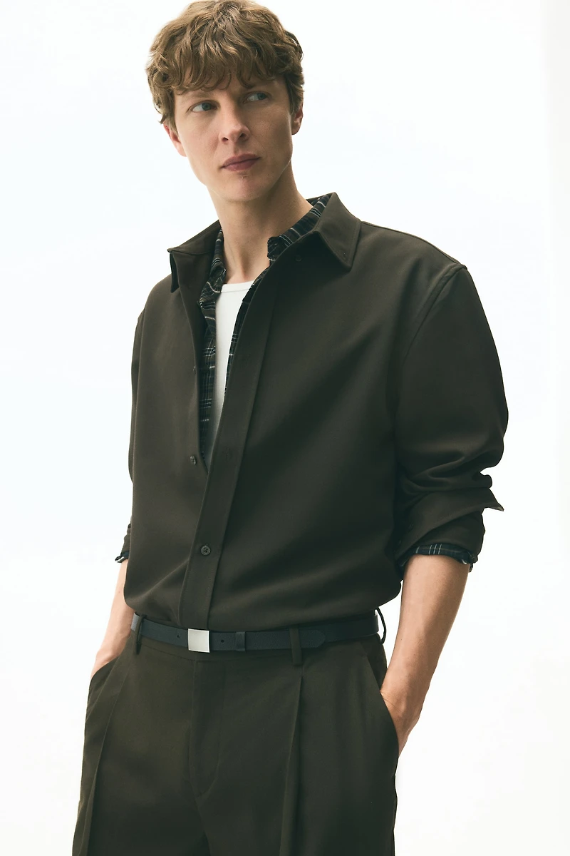 Relaxed-Fit Twill Shirt
