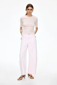 Pointelle Jersey T-Shirt