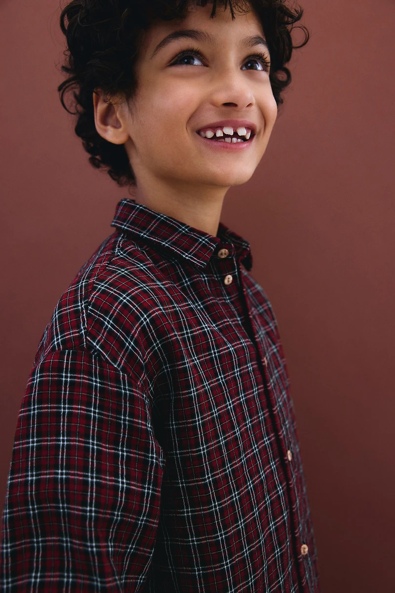 Chemise en mousseline de coton