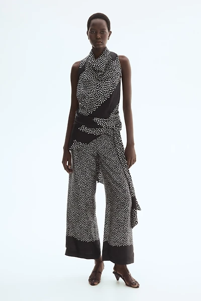 Pants with Layered Skirt