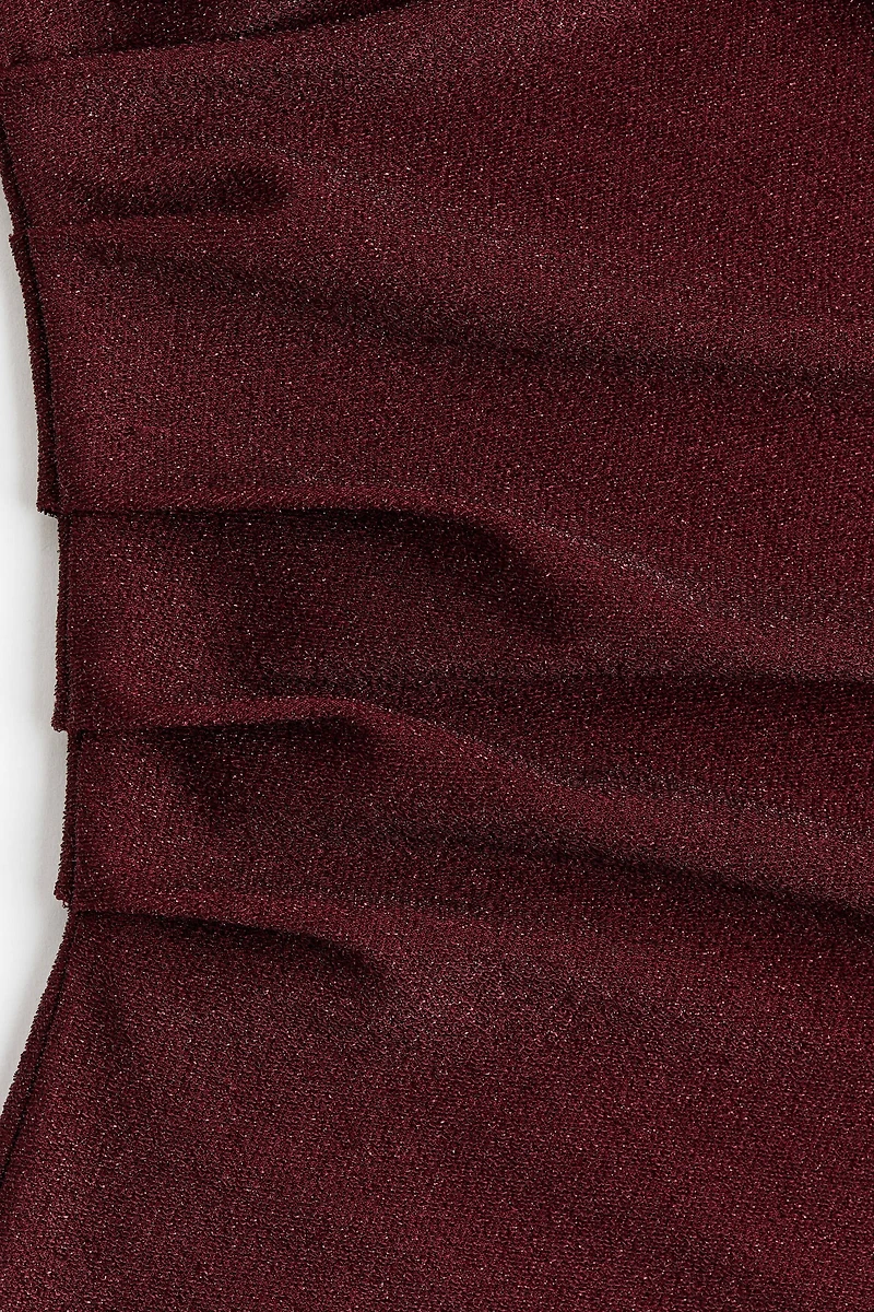 Robe à effet drapé