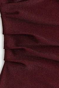 Robe à effet drapé