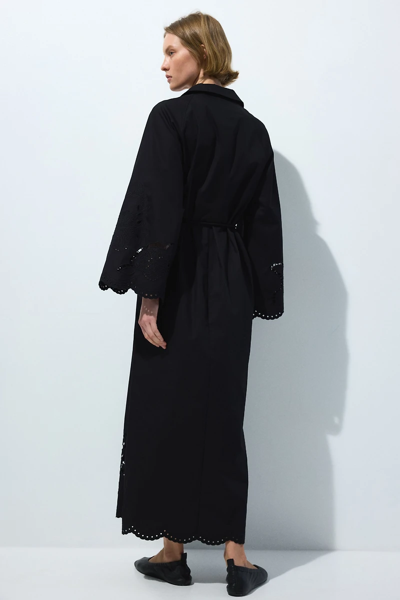 Dress with Eyelet Embroidery