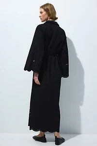 Dress with Eyelet Embroidery