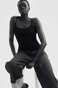 Corset-Style Camisole Top