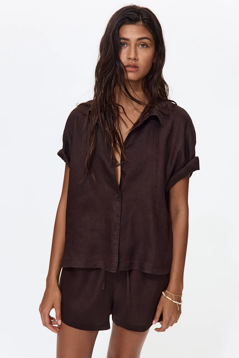 Linen Beach Shirt