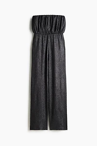 Ribbed Bandeau Jumpsuit