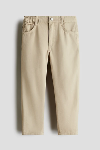 Pantalon ample en sergé