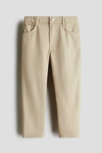 Pantalon ample en sergé