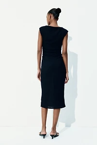 Draped Bodycon Dress