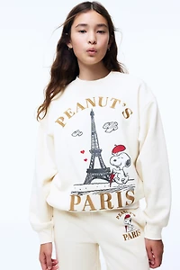 Wide Brushed-Inside Joggers