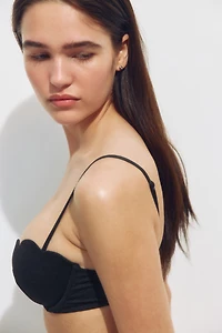 Padded balconette bikini top