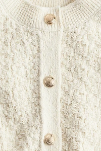 Textured-Knit Cardigan
