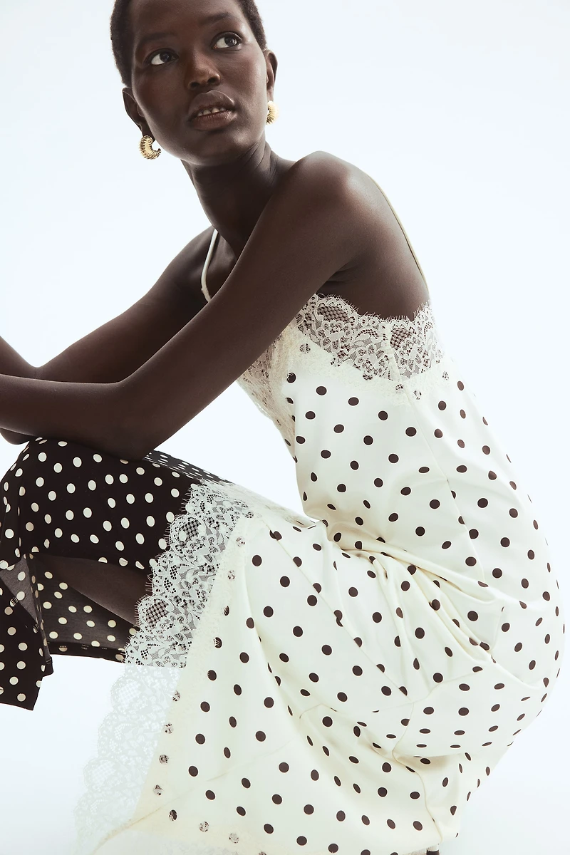 Robe combinaison avec dentelle