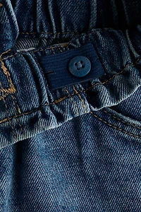 Jean Taille Froncée Coupe Décontractée