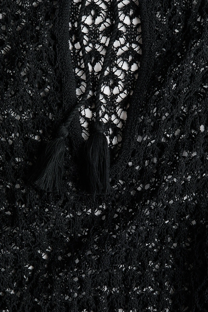 Crochet-Look Beach Dress