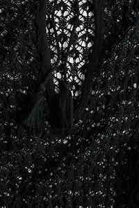 Crochet-Look Beach Dress