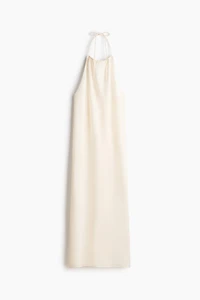 Drawstring Halterneck Dress
