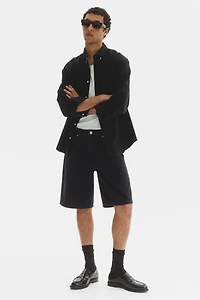 Relaxed-Fit Denim Shorts