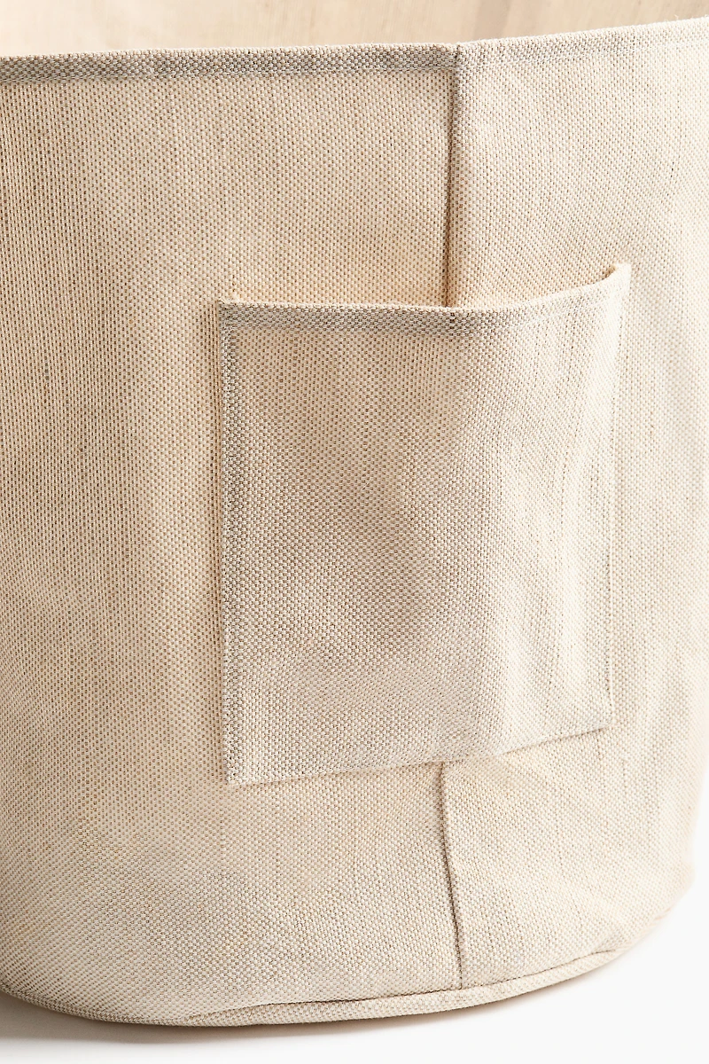Text-Motif Laundry Hamper