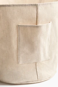 Text-Motif Laundry Hamper