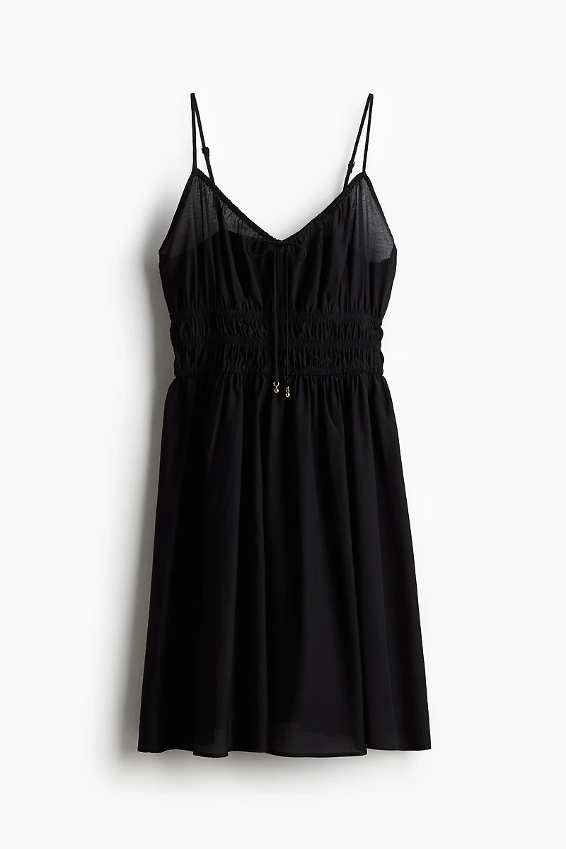 Smocked Strappy Dress