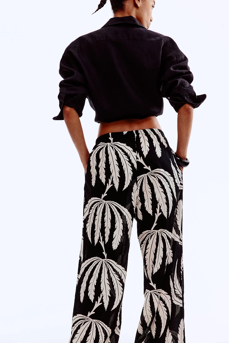 Cotton Drawstring Pants