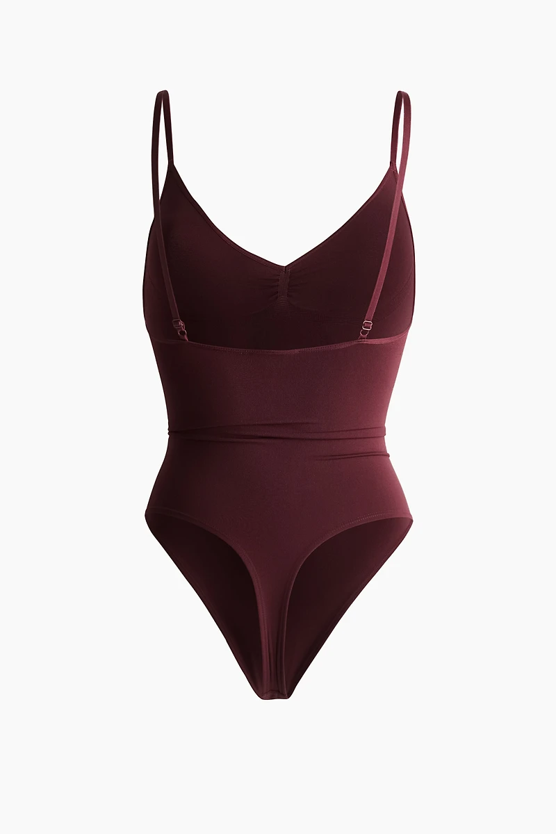 Firm Shape Sculpting Thong Bodysuit