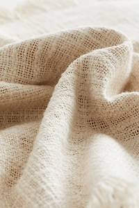 Housse de coussin flammée