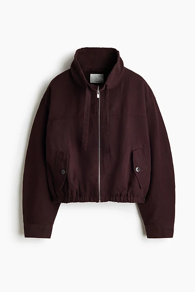 Linen-Blend Jacket
