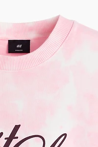 Oversized Heat Reactive Printed T-Shirt