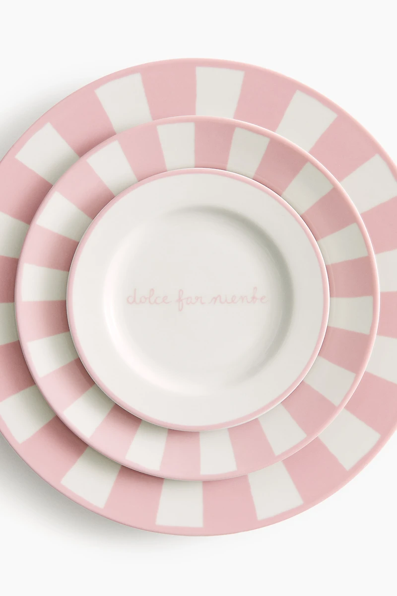 Small Porcelain Plate with Motif