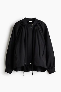 Balloon-Sleeved Modal Jacket