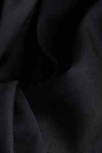Cropped Tie-Detail Jacket