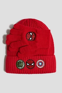 2-Piece Beanie and Gloves Set