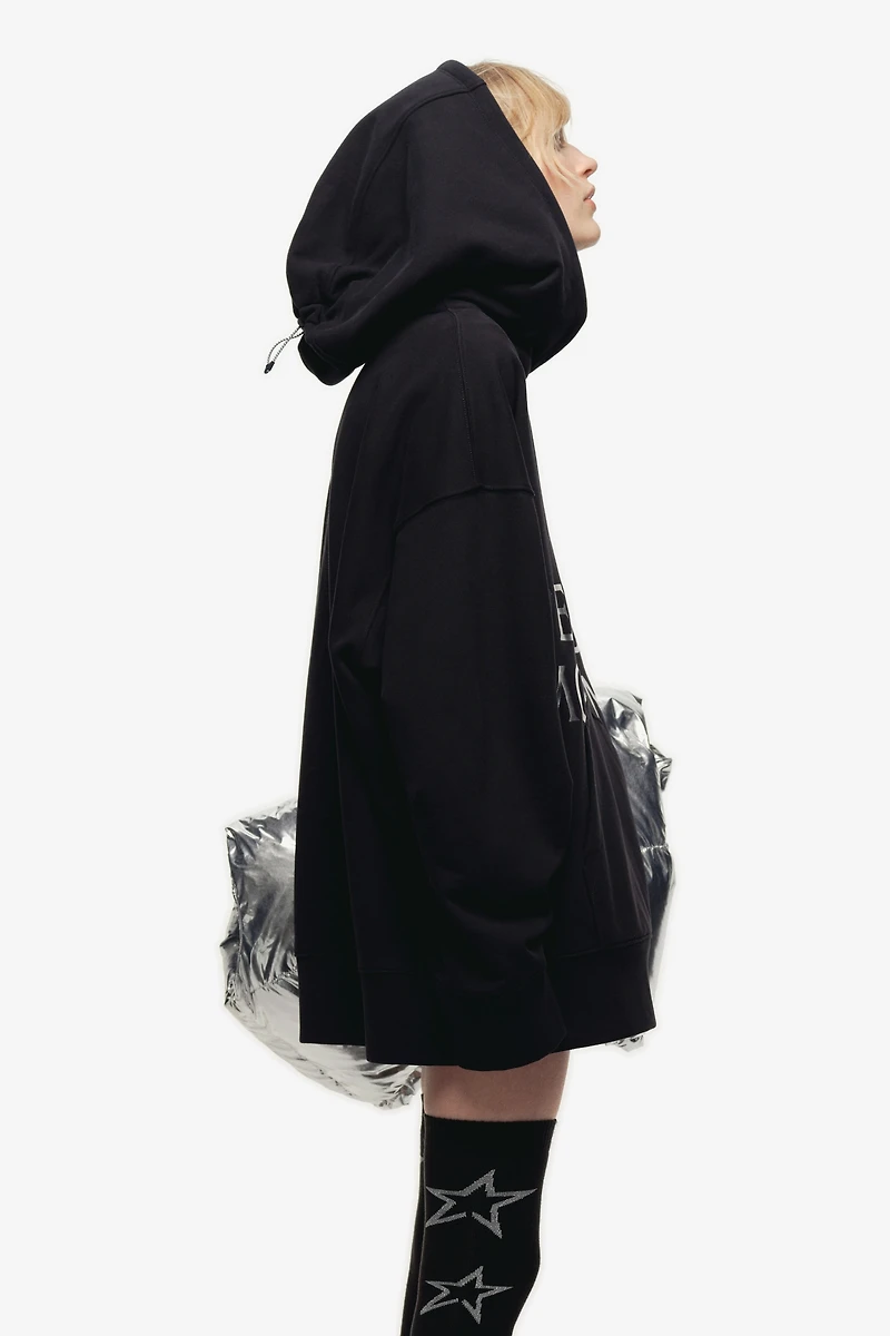 Hoodie with Printed Motif