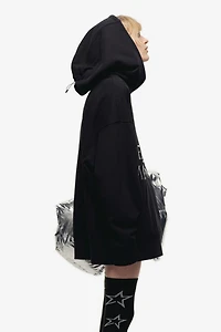 Hoodie with Printed Motif