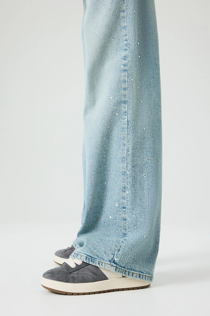 Relaxed Wide Leg Jeans