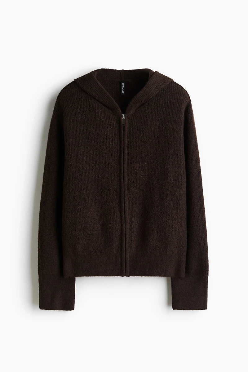 Chandail à fermeture éclair avec capuchon