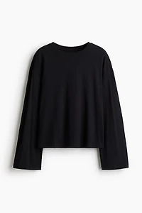 Long-Sleeved Cotton Top