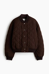 Quilted Bomber Jacket