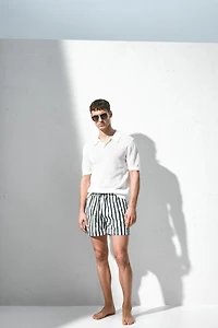 Patterned Swim Shorts