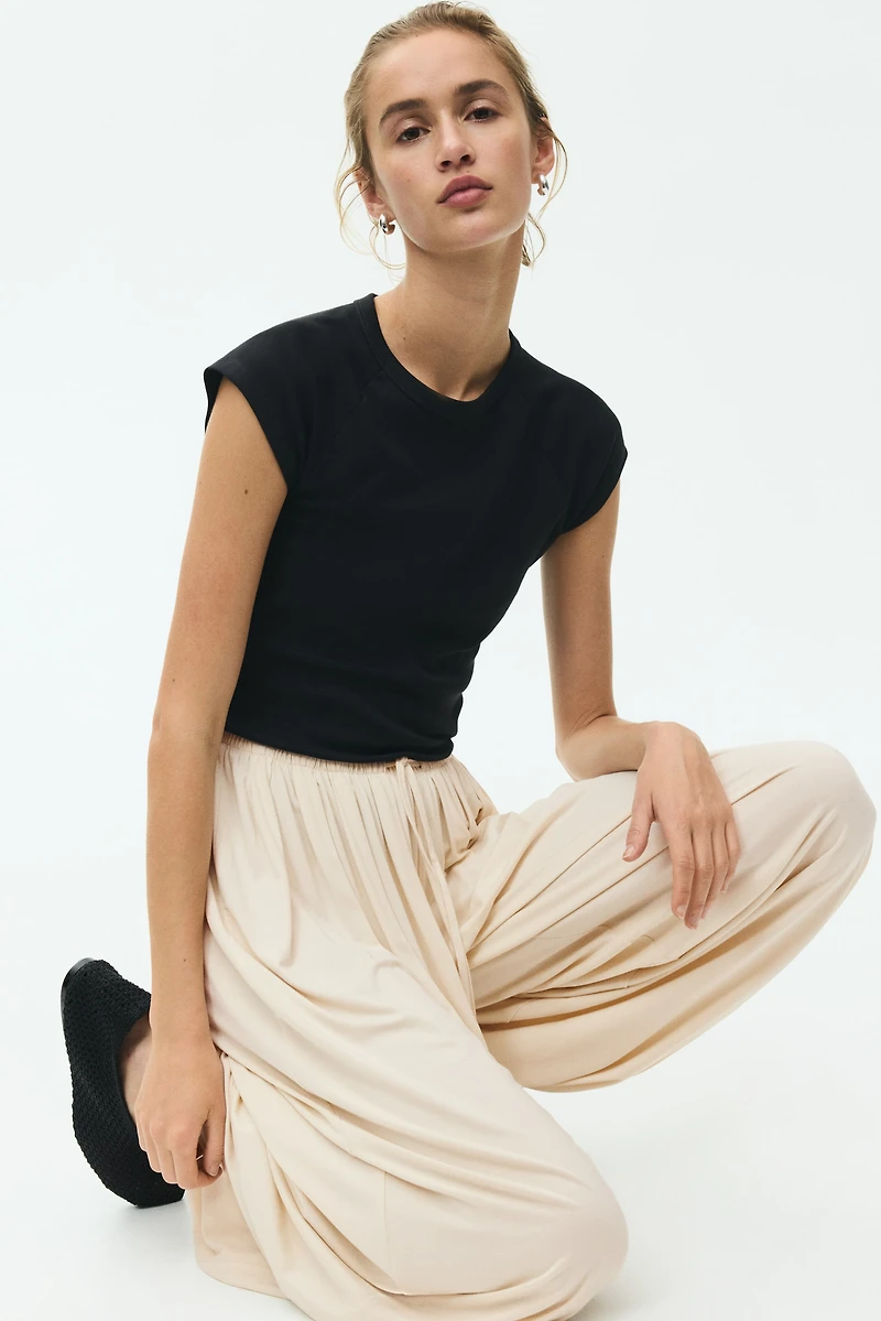 Pantalon à cordon avec jambes ballon