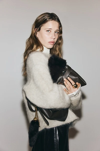 Chandail en mohair mélangé