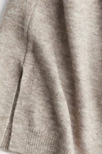 MAMA Slit-Hem Sweater