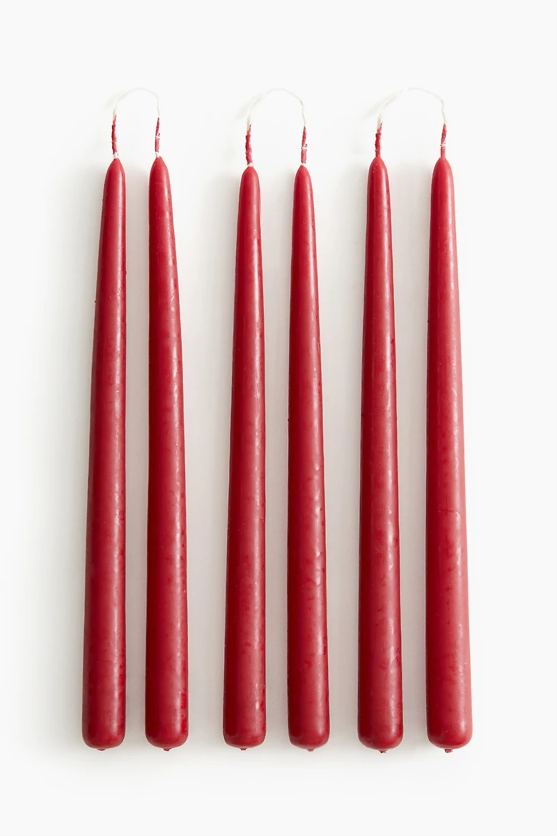 6-pack Taper Candles