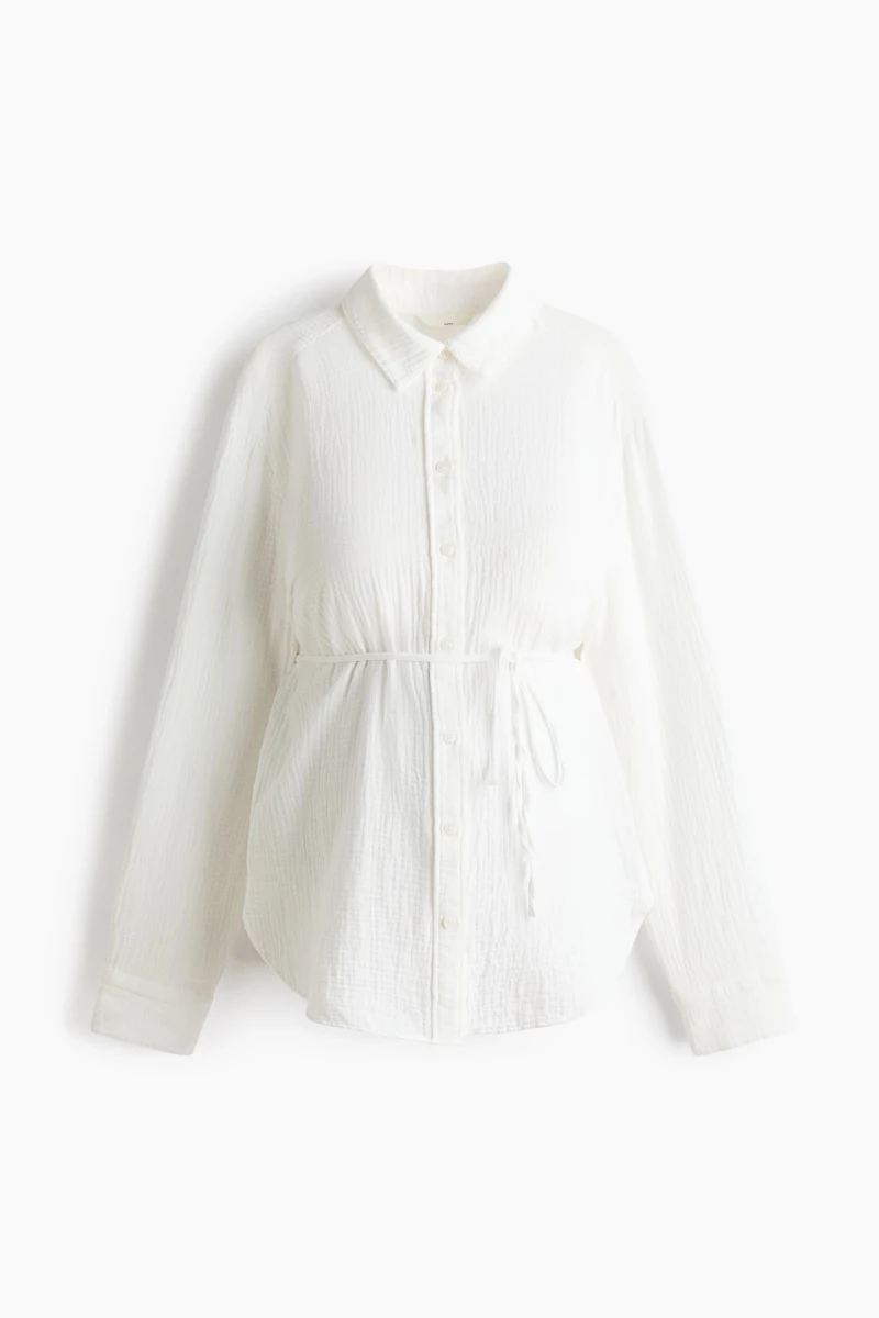 MAMA Before & After Muslin Shirt