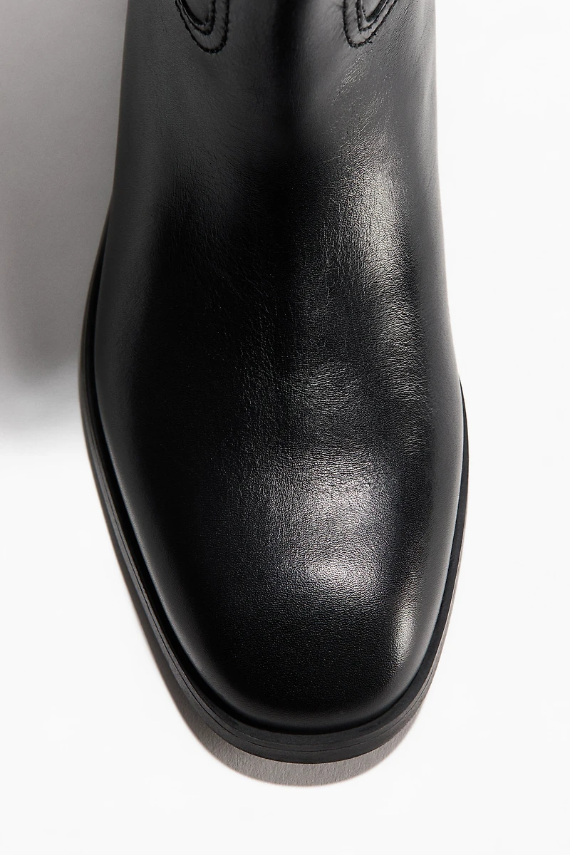 Bottes en cuir