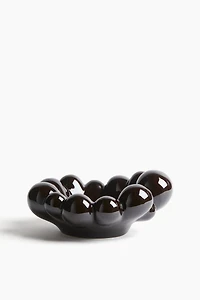 Grand bol bulbeux en grès cérame